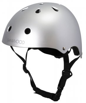 Banwood Kinder Fahrradhelm chrome