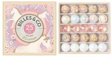 Billes & Co Murmel Mini Box Einhorn 25 Stück