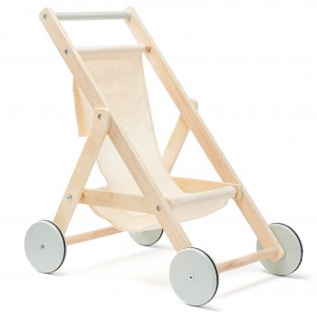 Kids Concept Puppen Buggy Holz natur