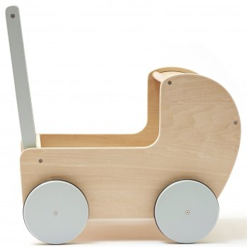 Kids Concept Puppenwagen Holz natur