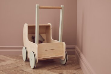 Kids Concept Puppenwagen Holz natur