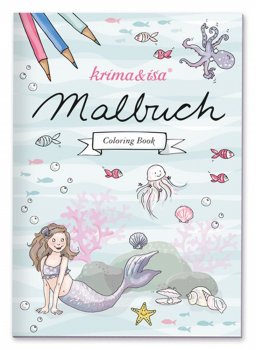 Krima & Isa Malbuch Meerjungfrau