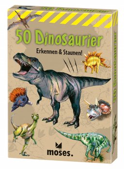 Moses 50 Dinosaurier Erkennen und Staunen