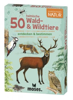 Moses Expedition Natur - 50 heimische Wald- und Wildtiere