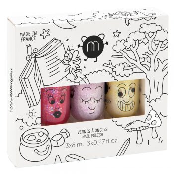 Nailmatic Kids Nagellack 3er Set Magic Forest