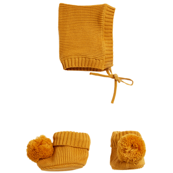 Olli Ella Dinkum Doll Snuggly Strick Set honig