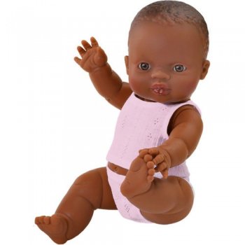 Paola Reina Puppe African Girl mit Pyjama 34cm