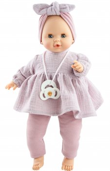 Paola Reina sprechende Puppe Sonia mit Schnuller 36cm