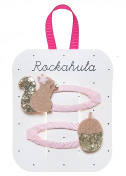 Rockahula Glitzer Haarspangen 2er Set Eichhörnchen