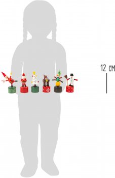 Small Foot Legler Drückfiguren Weihnachten