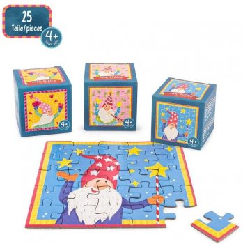 Trendhaus Wichtel Mini Puzzle 25-teilig