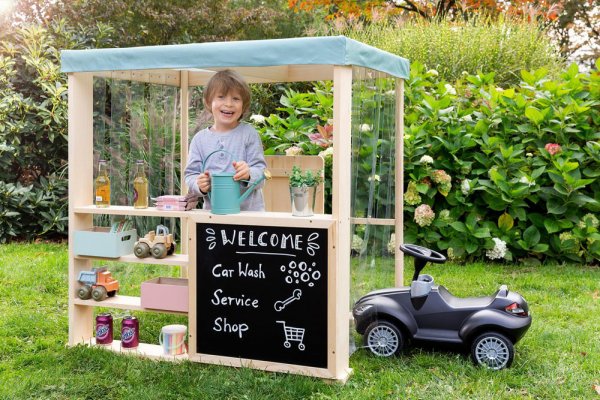 MUDDY BUDDY Outdoor Tankstelle - Waschstraße - Shop Bubble Catcher