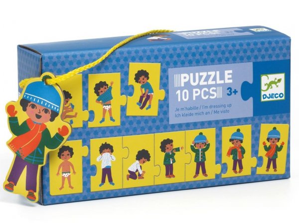 Djeco Lern Puzzle Anziehen