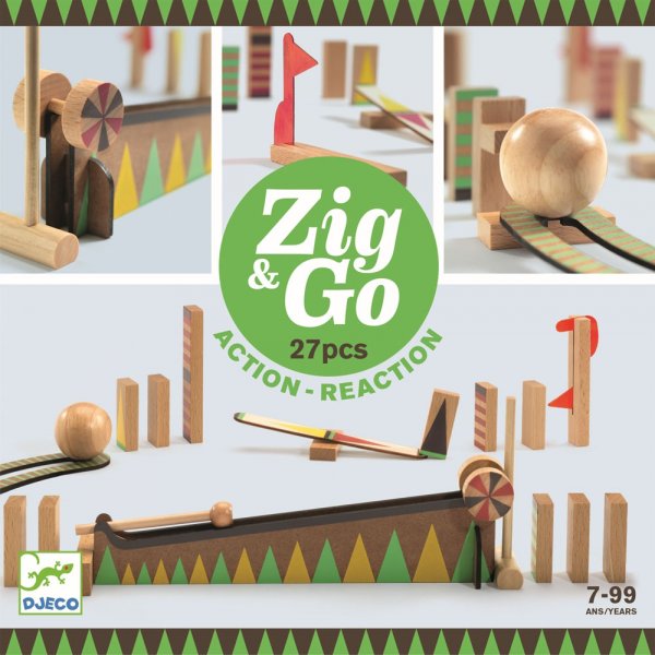 Djeco Zig & Go Kettenreaktionsspiel 27 Teile