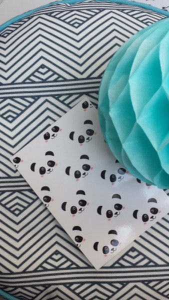 Fabsworld Posterkarte Panda