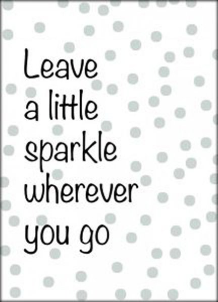 Fabsworld Poster leave a little sparkle