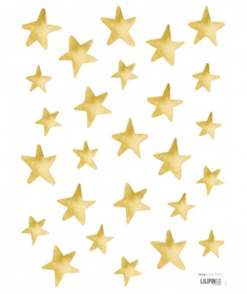 Lilipinso Wandsticker goldene Sterne