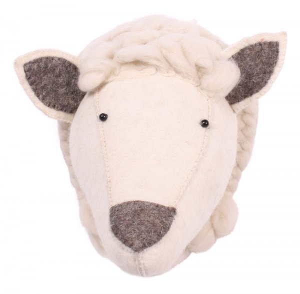 Kidsdepot Tiertrophäe Schaf von vorne