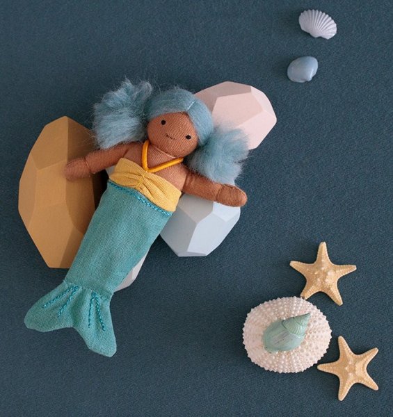 Olli Ella Puppenhaus Figur Holdie Folk Meerjungfrau pearl