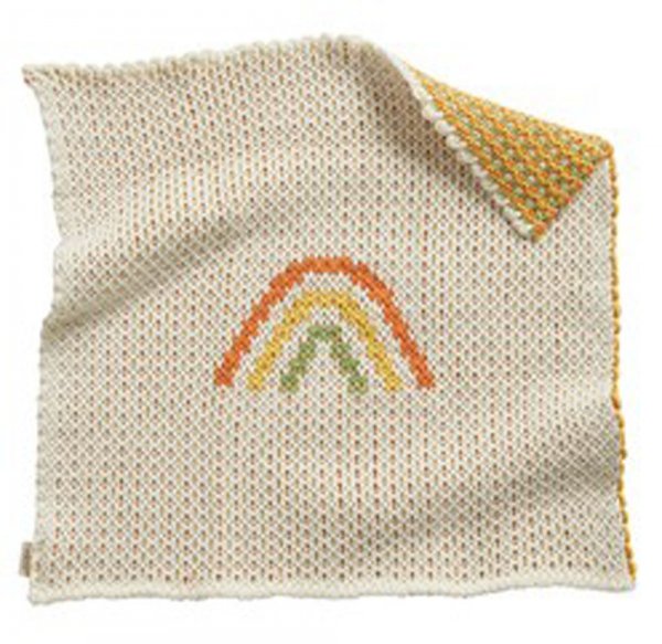 Olli Ella Dinkum Doll Regenbogen Decke