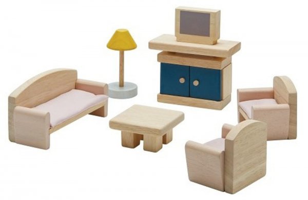 Plantoys Puppenhaus Wohnzimmer Orchard