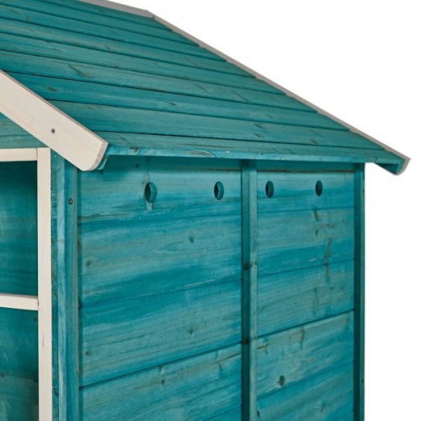 Plum Holz Spielhaus Boathouse auf Stelzen türkis