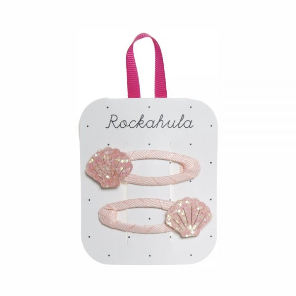 Rockahula Glitzer Haarspangen 2er Set Muscheln