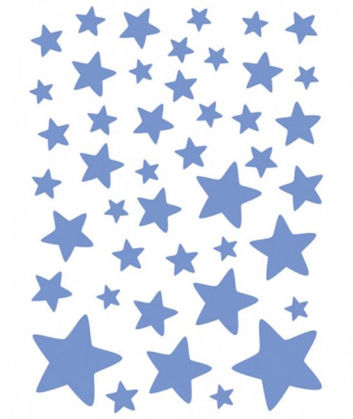 Lilipinso Wandsticker Sterne blau