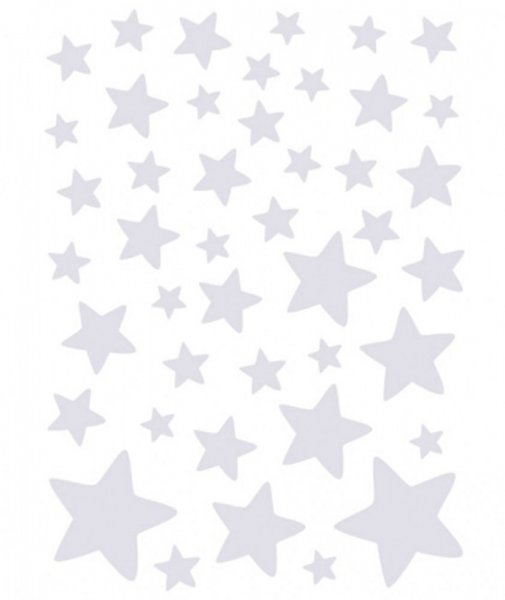 Lilipinso Wandsticker Sterne grau