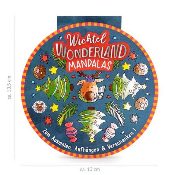 Trendhaus Wichtel Weihnachts Mandala Block