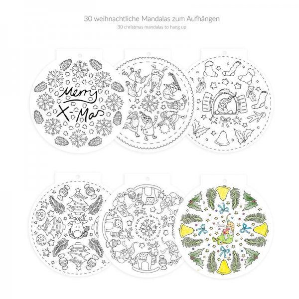 Trendhaus Wichtel Weihnachts Mandala Block