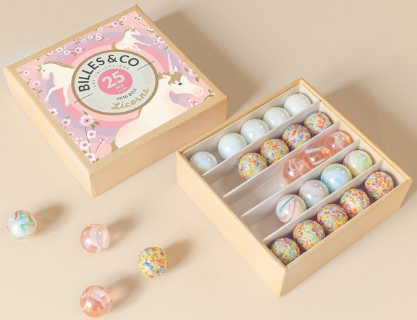 Billes & Co Murmel Mini Box Einhorn