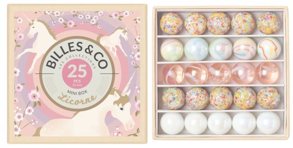 Billes & Co Murmel Mini Box Einhorn
