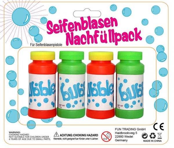 Funtrading Seifenblasen Nachfüllpack