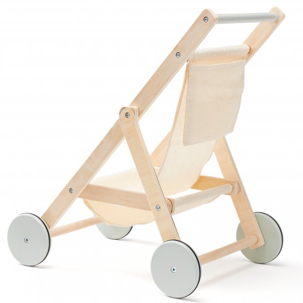 Kids Concept Puppen Buggy Holz natur