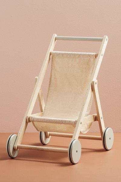 Kids Concept Puppenbuggy Holz natur