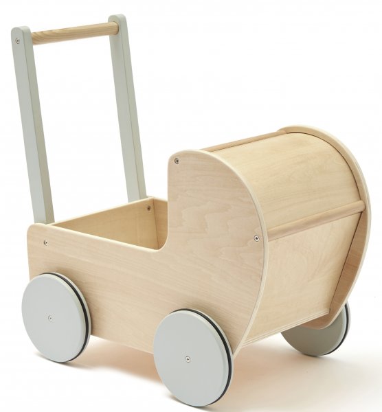 Kids Concept Puppenwagen Holz natur