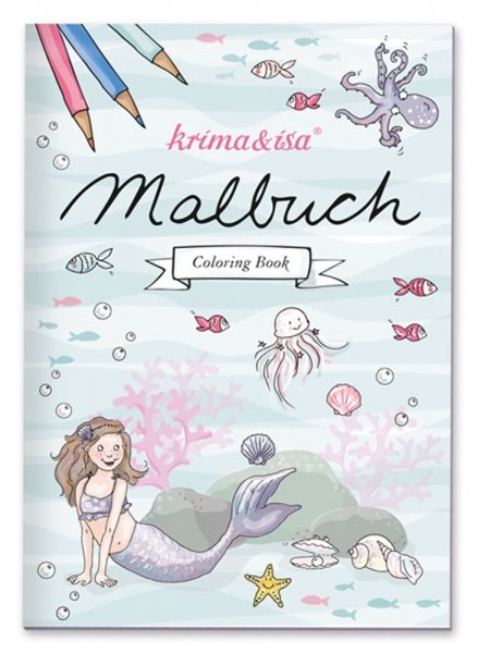 Krima & Isa Malbuch Meerjungfrau