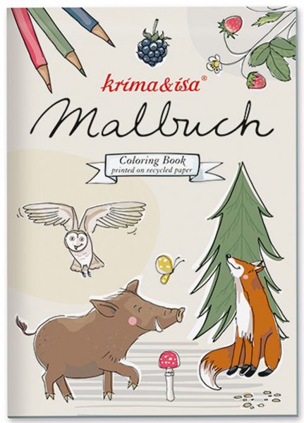 Krima & Isa Malbuch Waldtiere