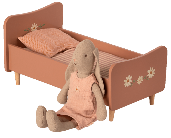 Maileg Holz Bett mini rosa
