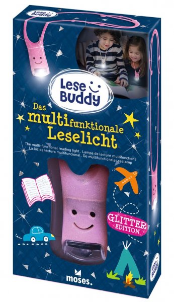 Moses Lese Buddy Glitzer Rosa