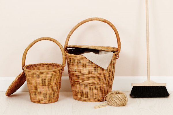 Olli Ella Big Apple Basket natur