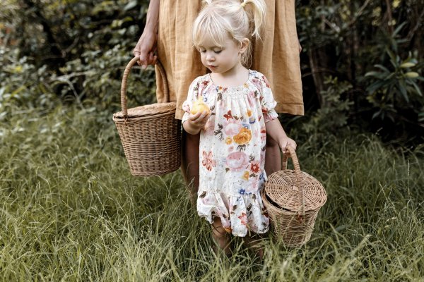 Olli Ella Big Apple Basket natur