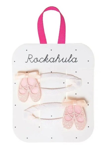 Rockahula Glitzer Haarspangen 2er Set Ballettschuhe