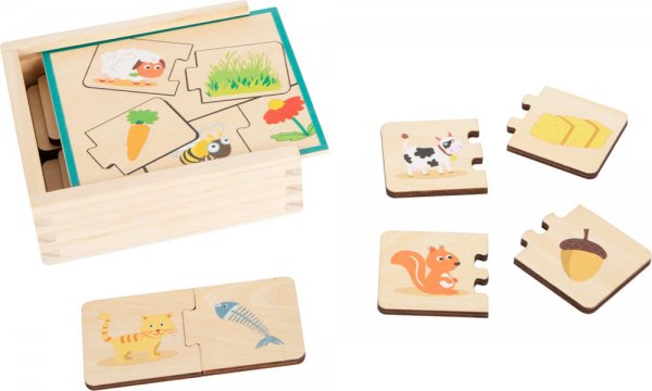 Small Foot Company Holz Puzzle Tiere füttern